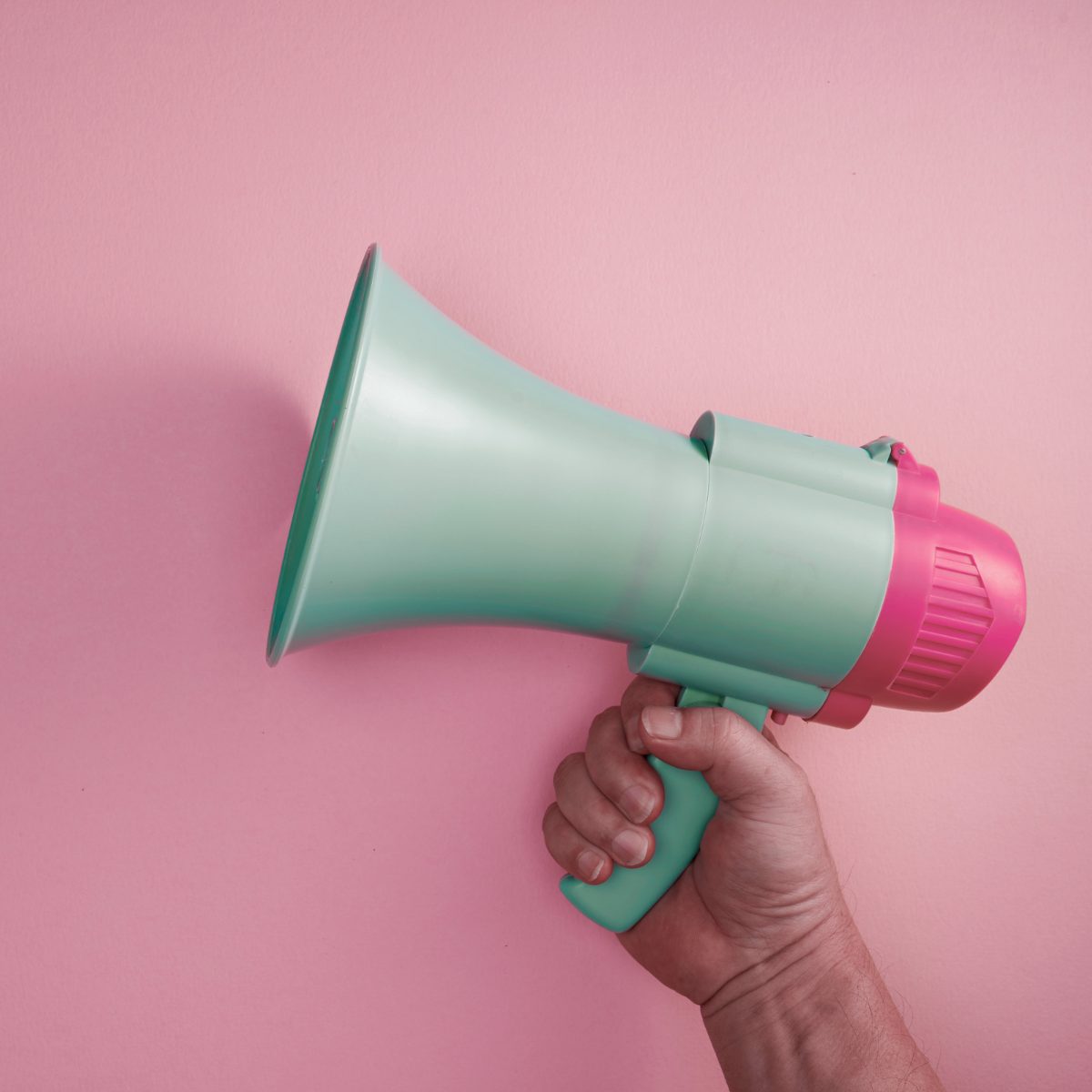 marketing-pr-microphone Marketing and pr microphone on a pink background